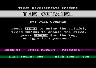 [The Citadel Title Screen]